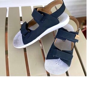 Geox Sandals‎ Breathable Adjustable Straps Navy Blue Kids Size 32 EU/ US 1 NWT